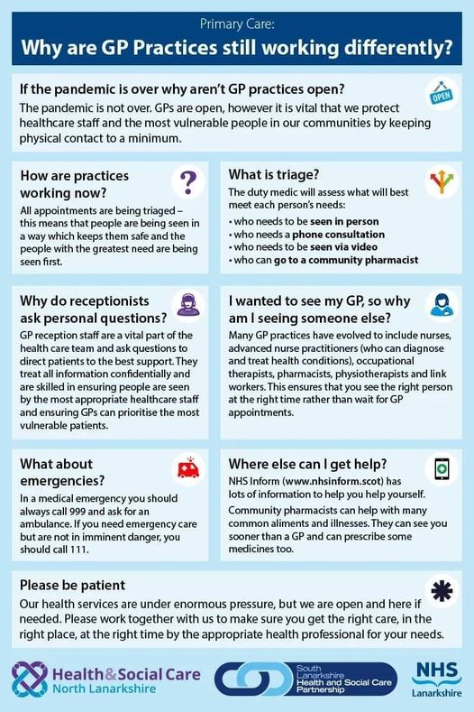 Why are GP practices still working differently? Why are GP practices still working differently?